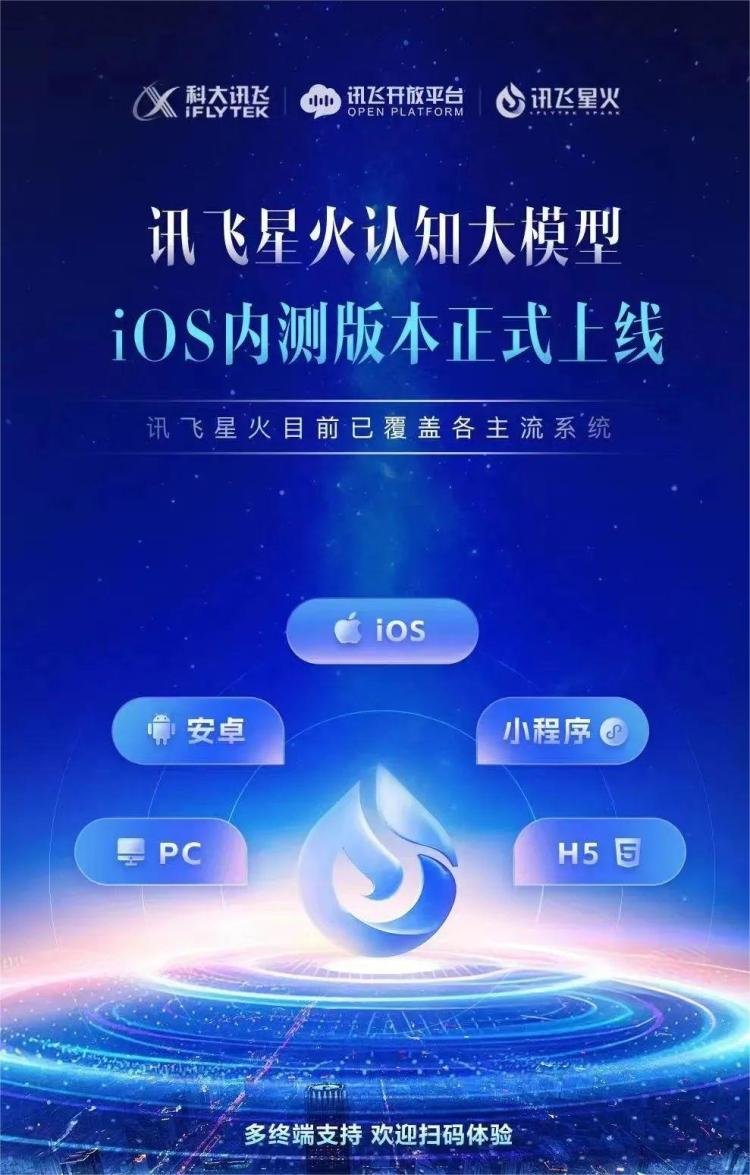 惊呆了！讯飞星火认知大模型iOS内测版已上线，跨设备切换爽快剂！